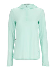 SIMMS CHANDAIL À CAPUCHON SOLARFLEX 1/4 ZIP POUR FEMME,SEA B image 0