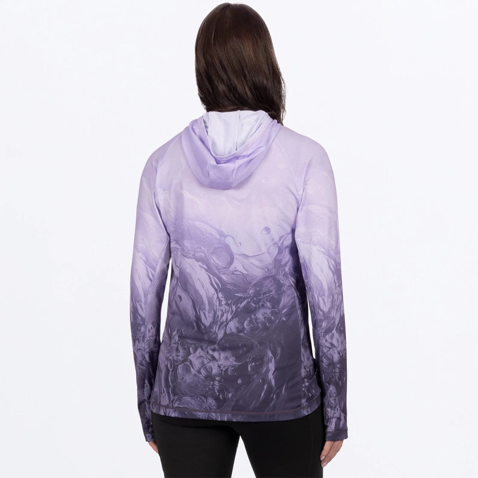 FXR DERBY UNDERTOW AIR UPF WOMEN HOODIE LAVENDER
