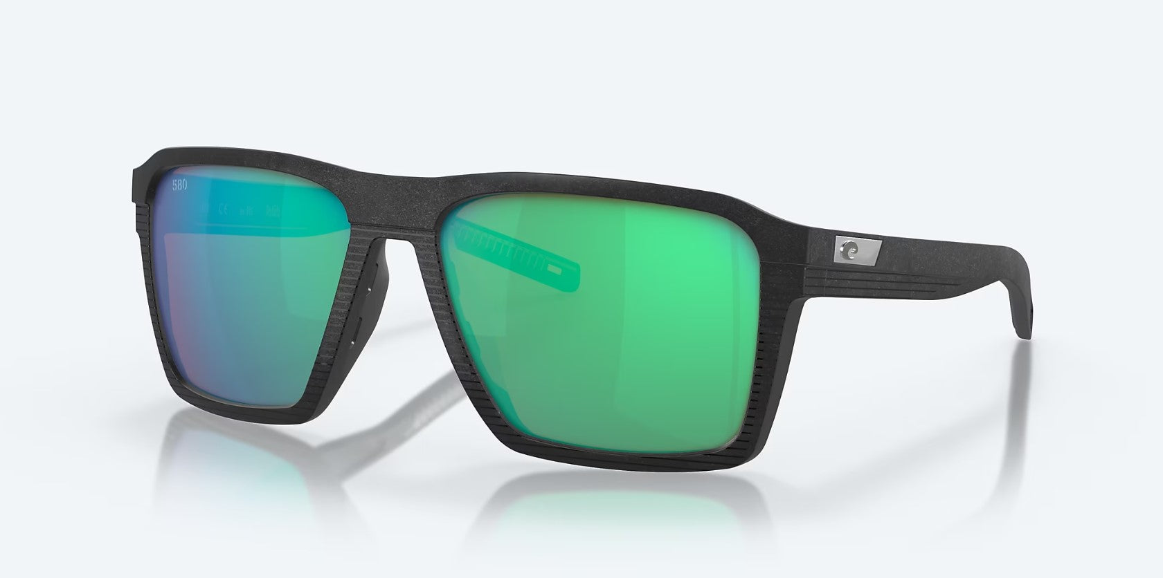 COSTA DEL MAR LUNETTE POLARISÉE EN VERRE ANTILLE - NET BLACK, GREEN MIRROR image