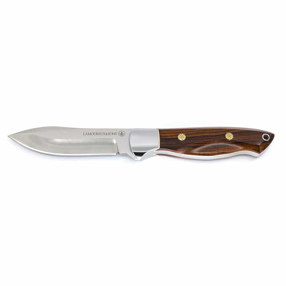 LAMOUREUX AND SONS COUTEAU DE CHASSE SCHEFFERVILLE COCOBOLO image 0