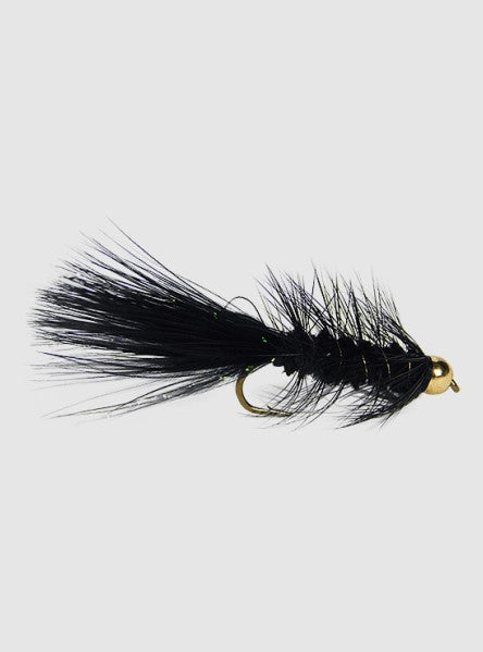 ETIC MOUCHE BEAD HEAD STREAMERS WOOLY BUGGER - BLACK, NUMERO 10 image