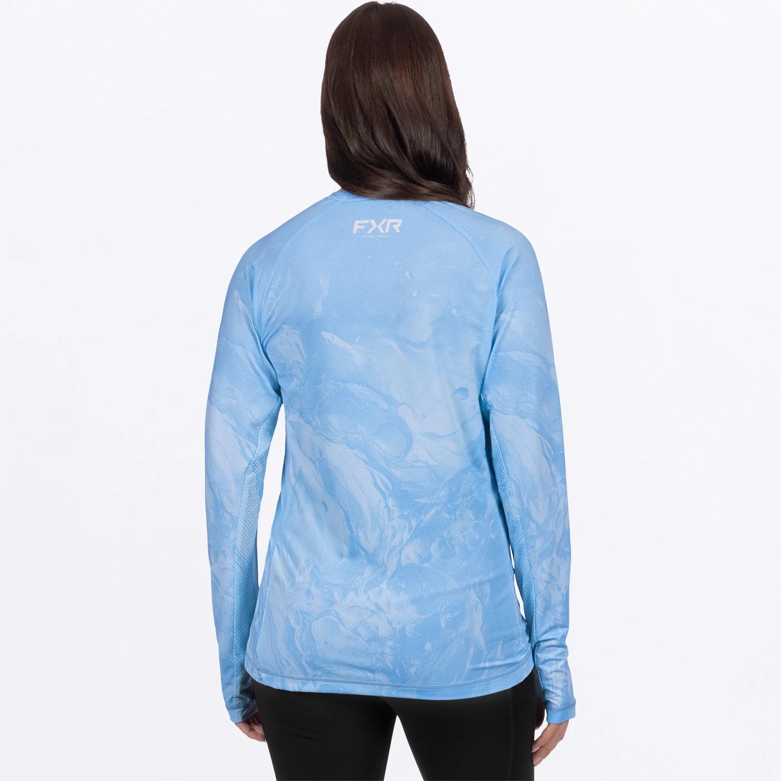 FXR FEMME CHANDAIL À MANCHE LONGUE DERBY UNDERTOW AIR UPF BLEU MAUI image 1