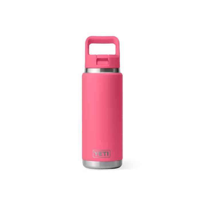 YETI RAMBLER BOUTEILLE D'EAU ISOTHERME AVEC PAILLE DE 769 ML - 26 OZ - TROPICAL PINK image