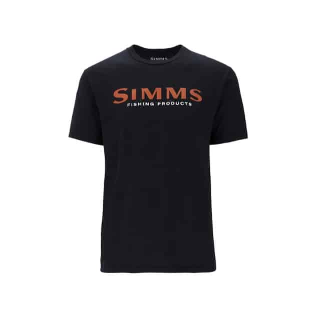 SIMMS T-SHIRT AVEC LOGO - JET BLACK image 0