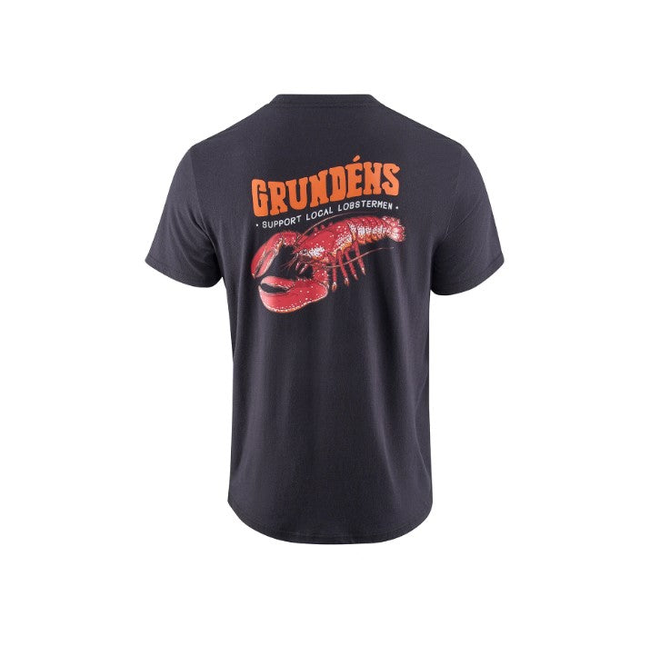 GRUNDENS T-SHIRT SUPPORT LOBSTERMEN SS - NOIR image 1