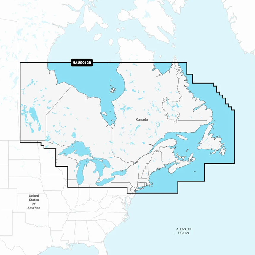 GARMIN CARTES MARINES MICROSD NAVIONICS+ CANADA, EST ET LES GRANDS LACS image 0