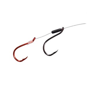 NXS HAMEÇONS MONTÉS EN FLUOROCARBONE DOUBLE AJUSTABLE 32 POUCES - NUMERO 4 image