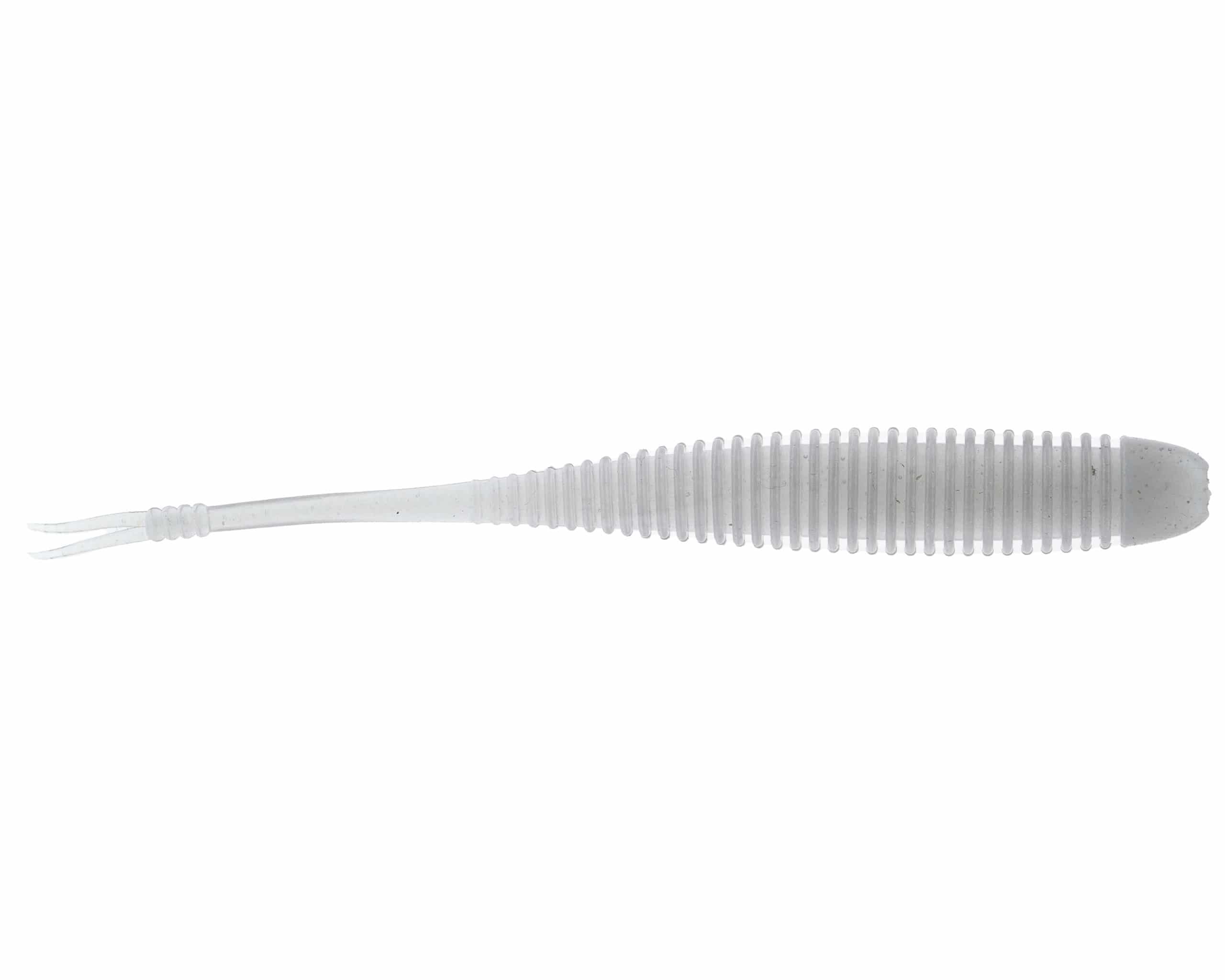 SET THE HOOK FLAT SIDE SHAD 4.5'' AVEC BAIT FUEL - GREY GHOST image