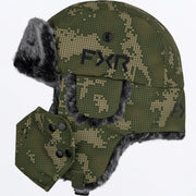 FXR TRAPPER HAT MOSS SHIFT COVER BLACK