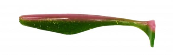 NXS LEURRE SOUPLE DANCING DEATH SHAD 4'' - ELECTRIC CHICKEN image
