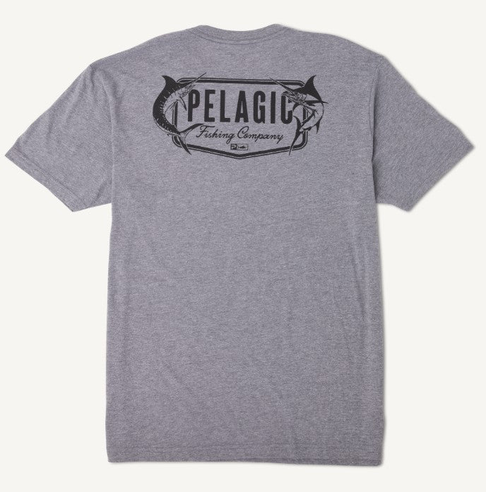PELAGIC T-SHIRT PREMIUM TRI BLEND TWIN BEAKS, PREMIUM HEATHER image 1