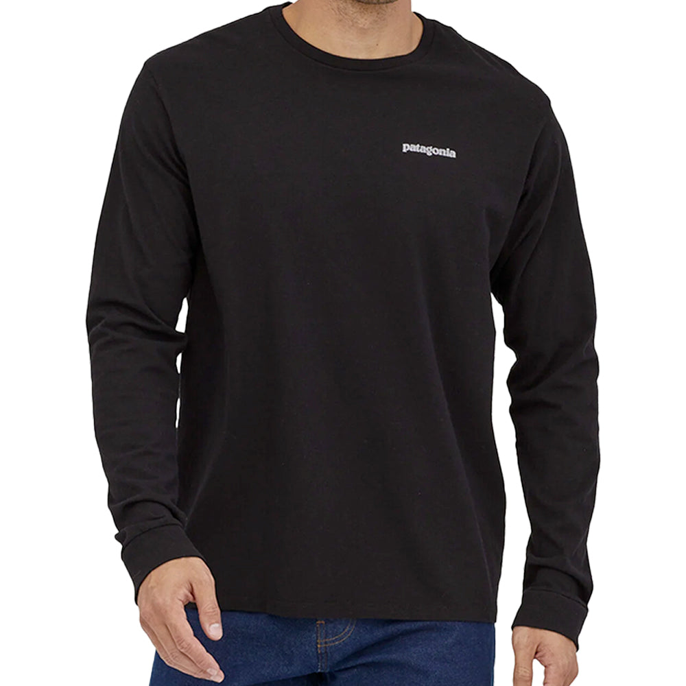 PATAGONIA CHANDAIL HOME WATER TROUT RESPONSIBILI-TEE, BLACK image 1