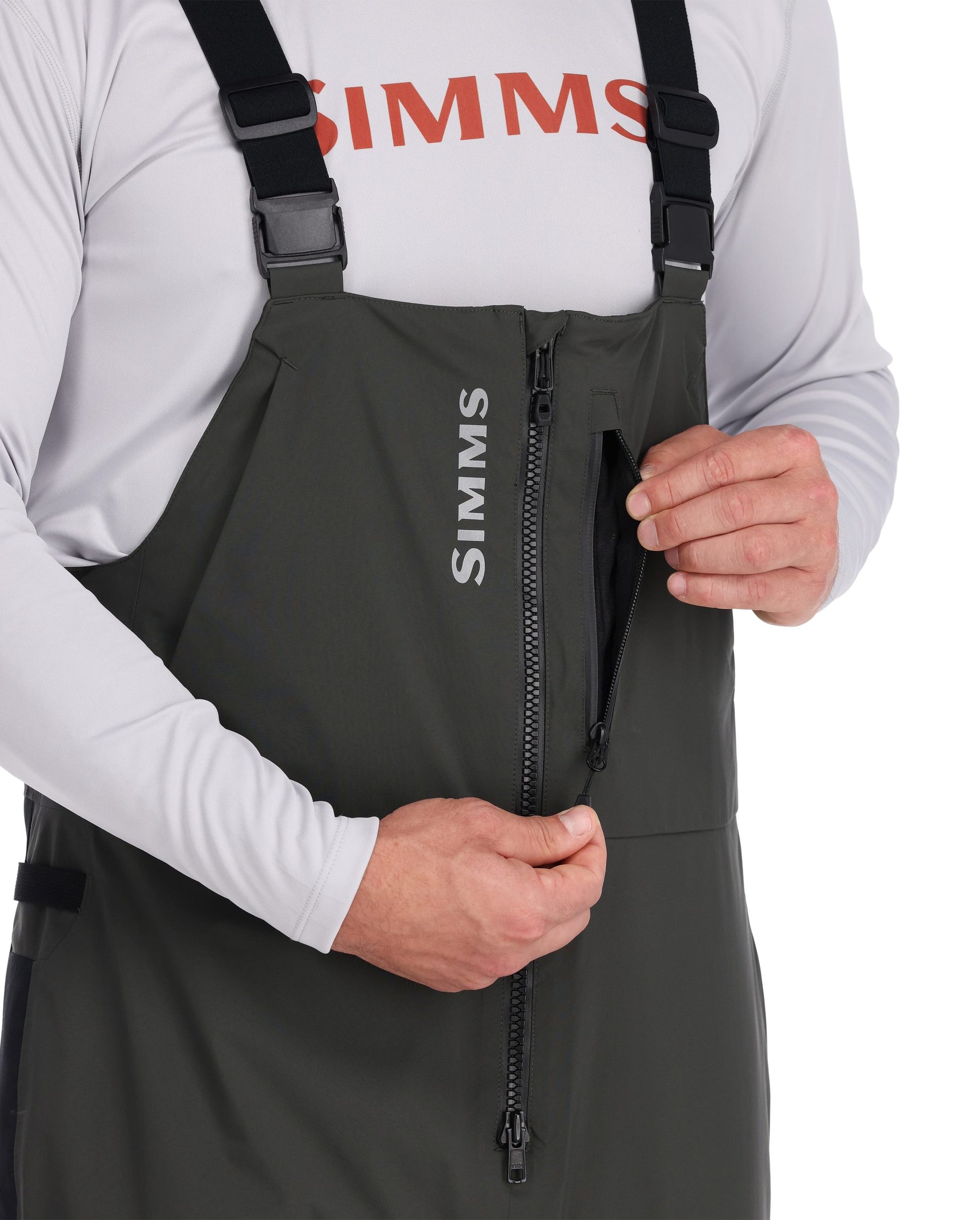 SIMMS PANTALON IMPERMÉABLE DOUBLÉ GUIDE, CARBON image 4