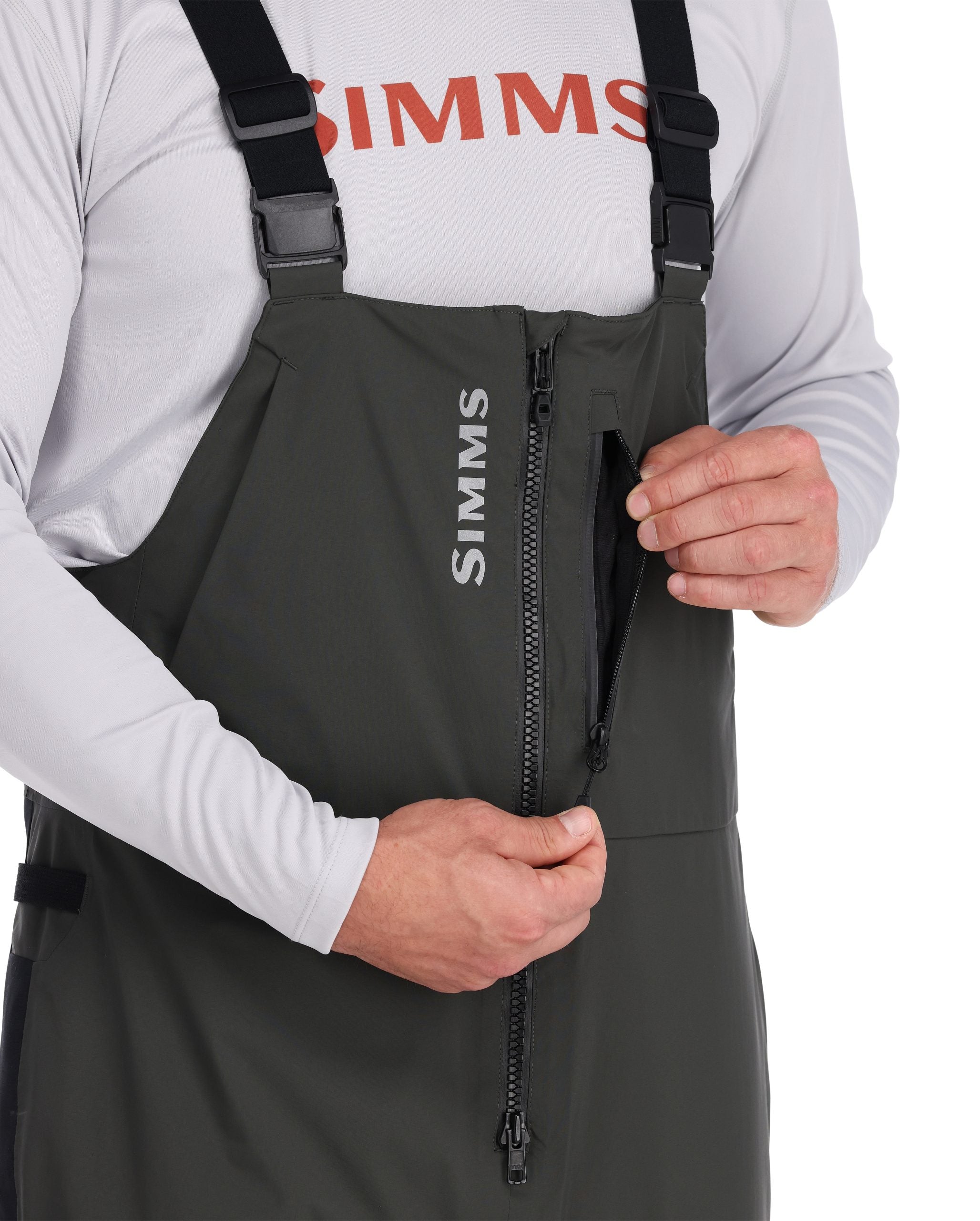 SIMMS PANTALON IMPERMÉABLE DOUBLÉ GUIDE, CARBON image 4