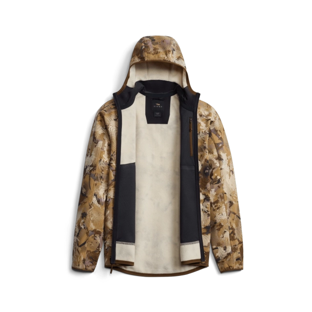 SITKA JACKET ALPHA FLEECE HOODED - OPTIFADE MARSH