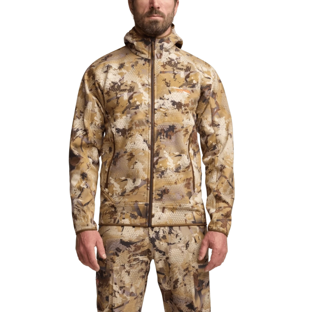 SITKA JACKET ALPHA FLEECE HOODED - OPTIFADE MARSH
