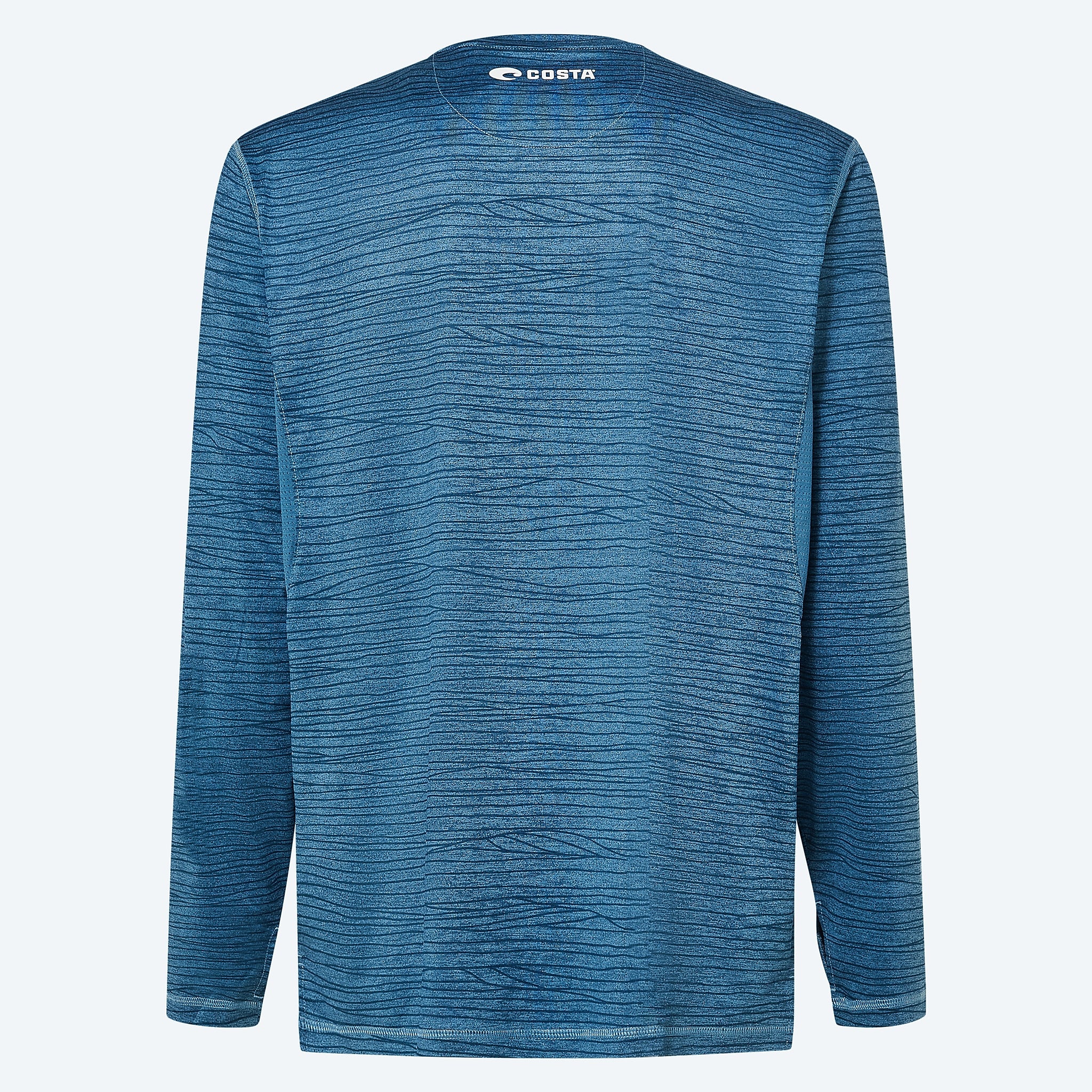 COSTA CHANDAIL MANCHE LONGUE VOYAGER PERFORMANCE TIDE PRINT BLEU image 1