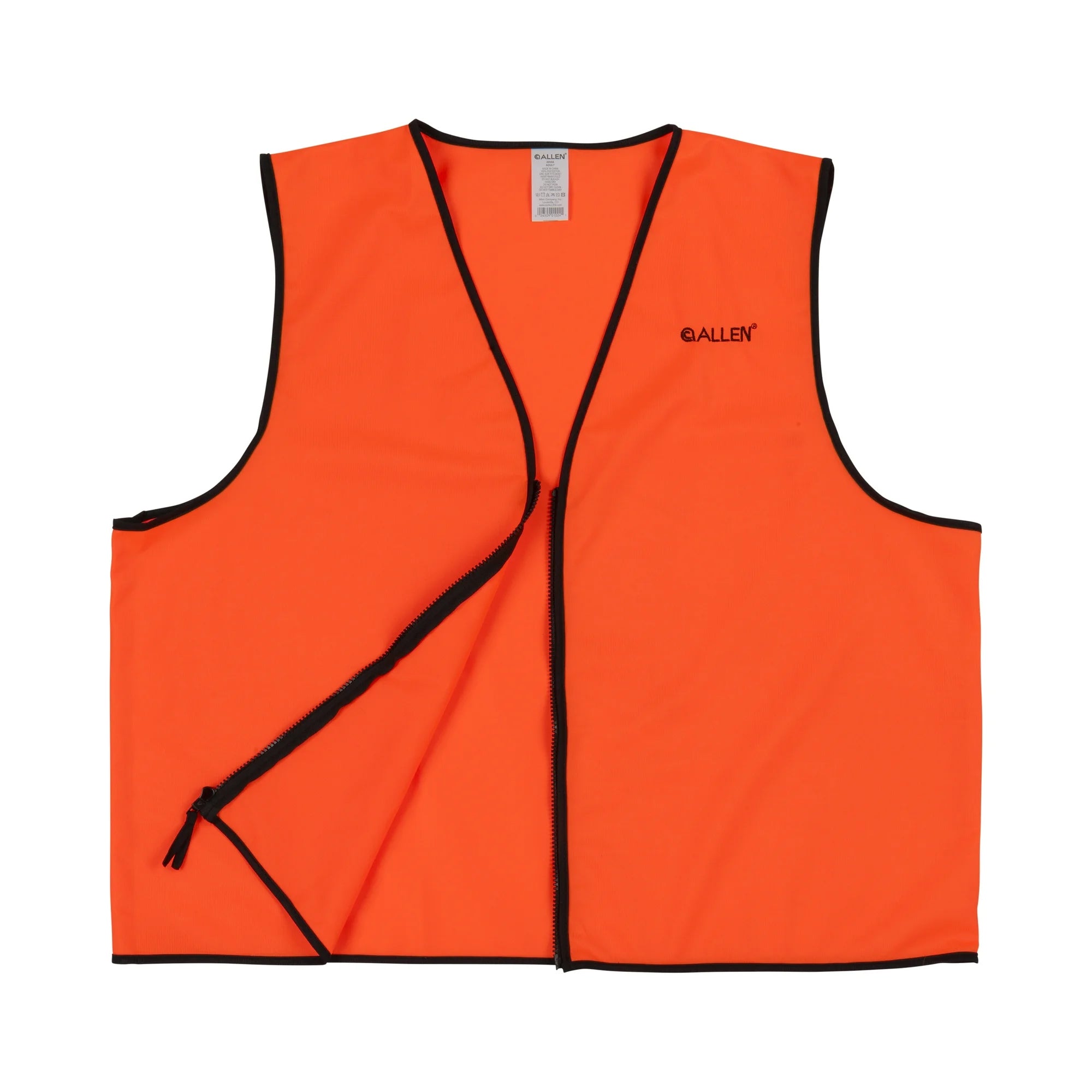ALLEN DOSSARD DE CHASSE ORANGE TAILLE UNIQUE AVEC FERMETURE ÉCLAIR – LOGO LAMISPORT.COM image 2