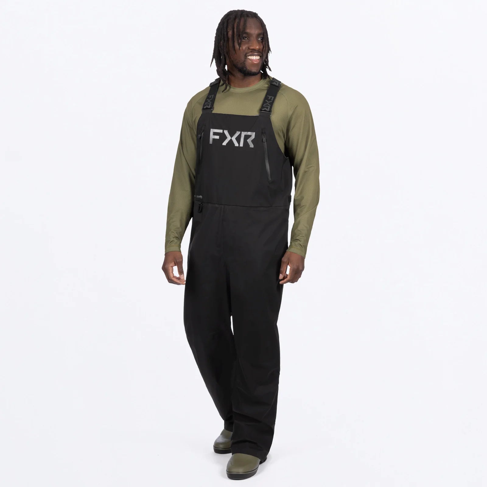 FXR PANTALON BIB ADVENTURE LITE TRI-LAMINATE NOIR GRIS image 0