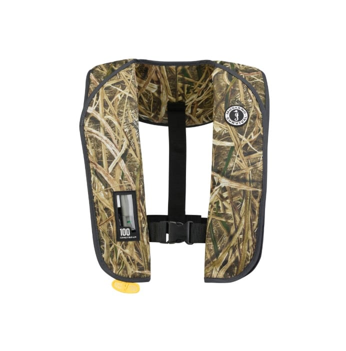MUSTANG VESTE DE FLOTTAISON GONFLABLE CONVERTIBLE MIT 100 A/M - MOSSY OAK SHADOW GRASS BLADES image 1