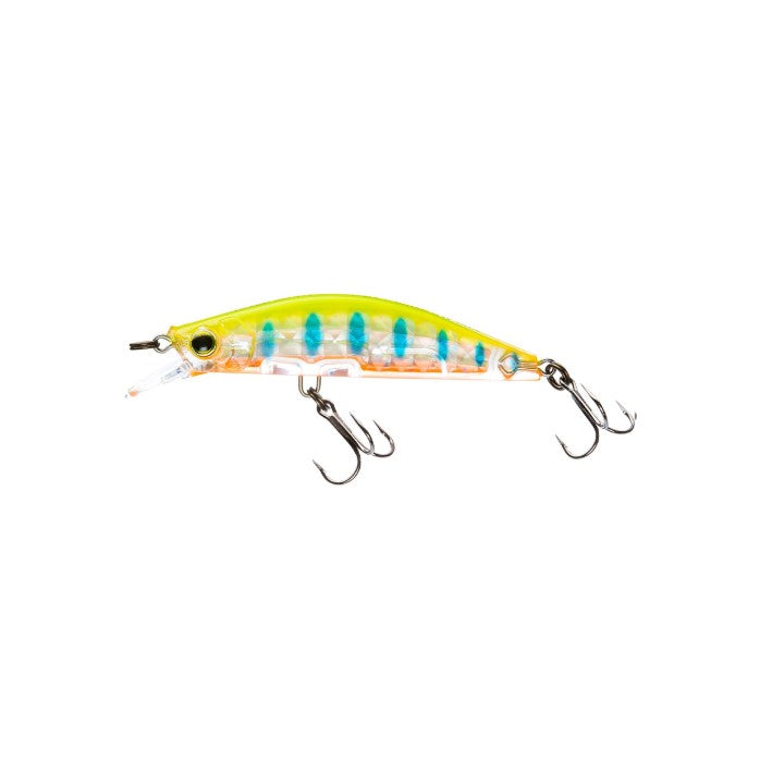 YO ZURI 3DR-X FLAT MINNOW -  40 MM - CHARTREUSE BABY TROUT image