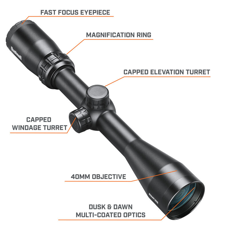 BUSHNELL TÉLESCOPE RIMFIRE 3 X 9 X 40mm image 2