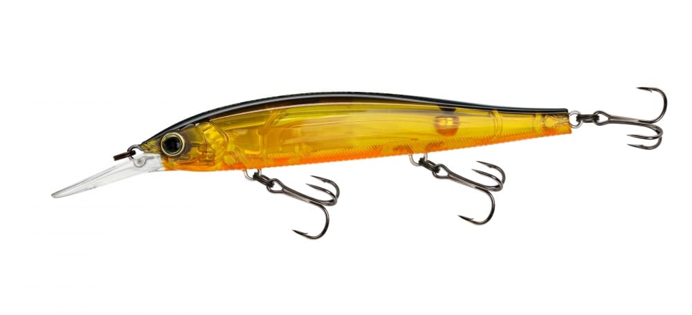 POISSON NAGEUR JERKBAIT 110 DEEP 4 3/8'' 110MM DE YO-ZURI - PRISM GOLD BLACK image