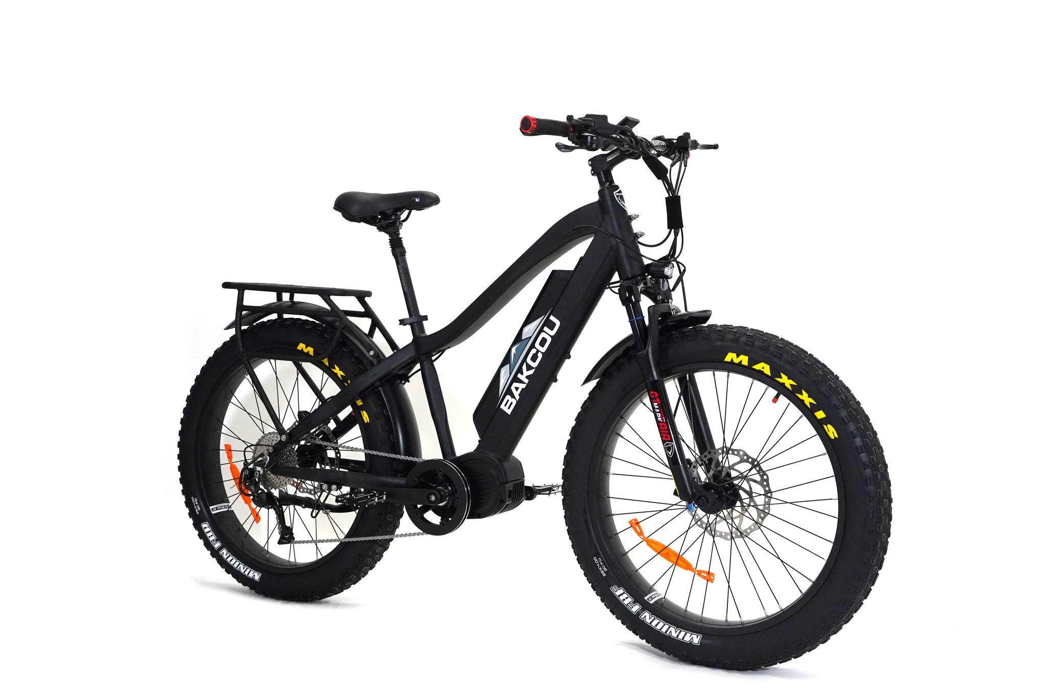 BAKCOU EBIKE MULE 1000W MID DRIVE 25 Ah, MATTE BLACK image 3