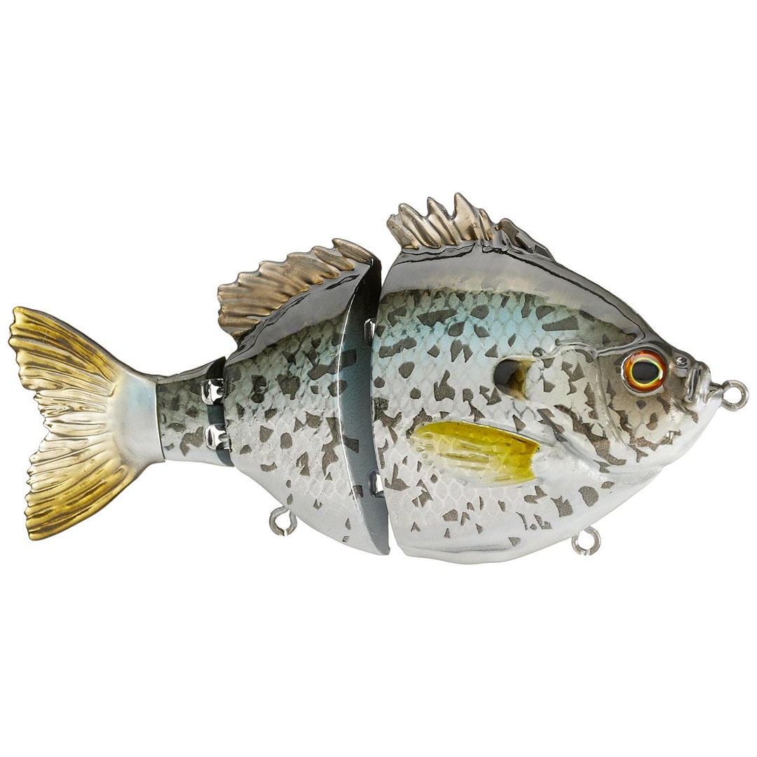 FISHLAB POISSON NAGEUR BIO GIL SWIMBAIT PRO 4'' - BLACK CRAPPIE image