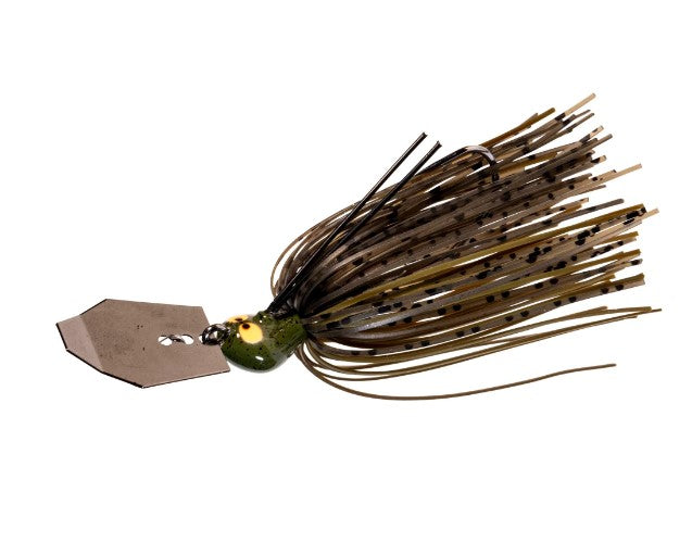 ZMAN CROSSEYEZ CHATTERBAIT - 3/8, GREEN PUMPKIN image
