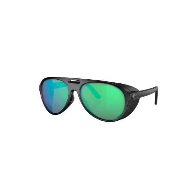 COSTA LUNETTE DE SOLEIL AVEC VERRE POLARISÉ 580 - GRAND CATALINA - MATTE BLACK, GREEN MIRROR image