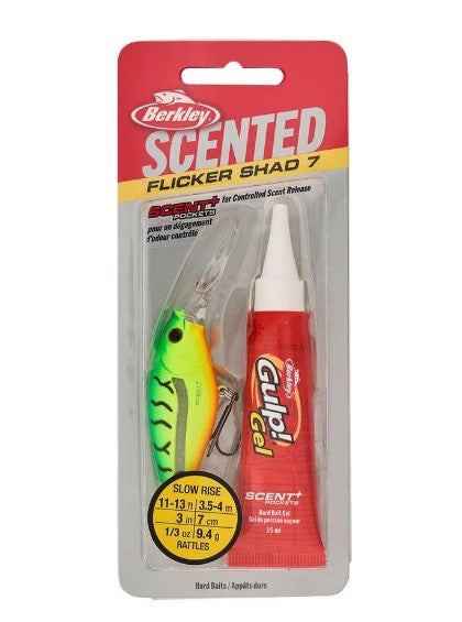 BERKLEY SCENTED FLICKER SHAD 7CM image 1