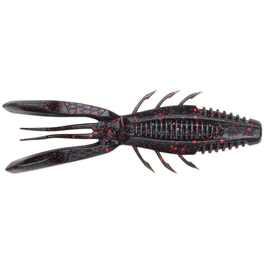 CRUSH CITY BRONCO BUG 4'' - BLACK RED FLECK image