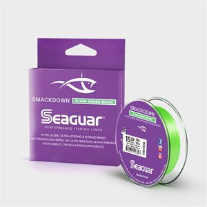 SMACKDOWN SEAGUAR FIL DE PÊCHE DE HAUTE PERFORMANCE - 15 LBS, FLASH GREEN image
