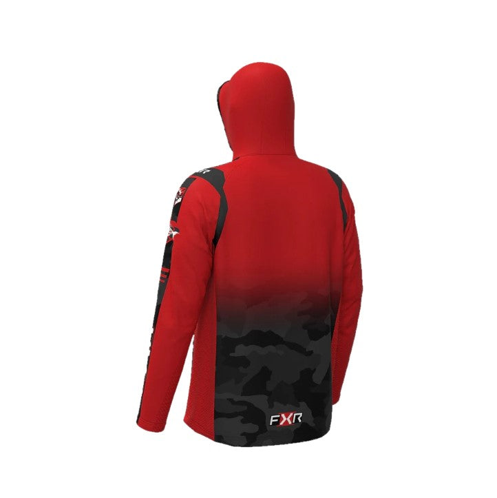 FXR CHANDAIL À CAPUCHON UPF "PROFISH TOURNAMENT" AIR UP POUR HOMME - ROUGE image 1