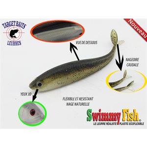 LEURRE SOUPLE RÉALISTE SWIMMY FISH 4.25'' DE TARGET BAITS image 1