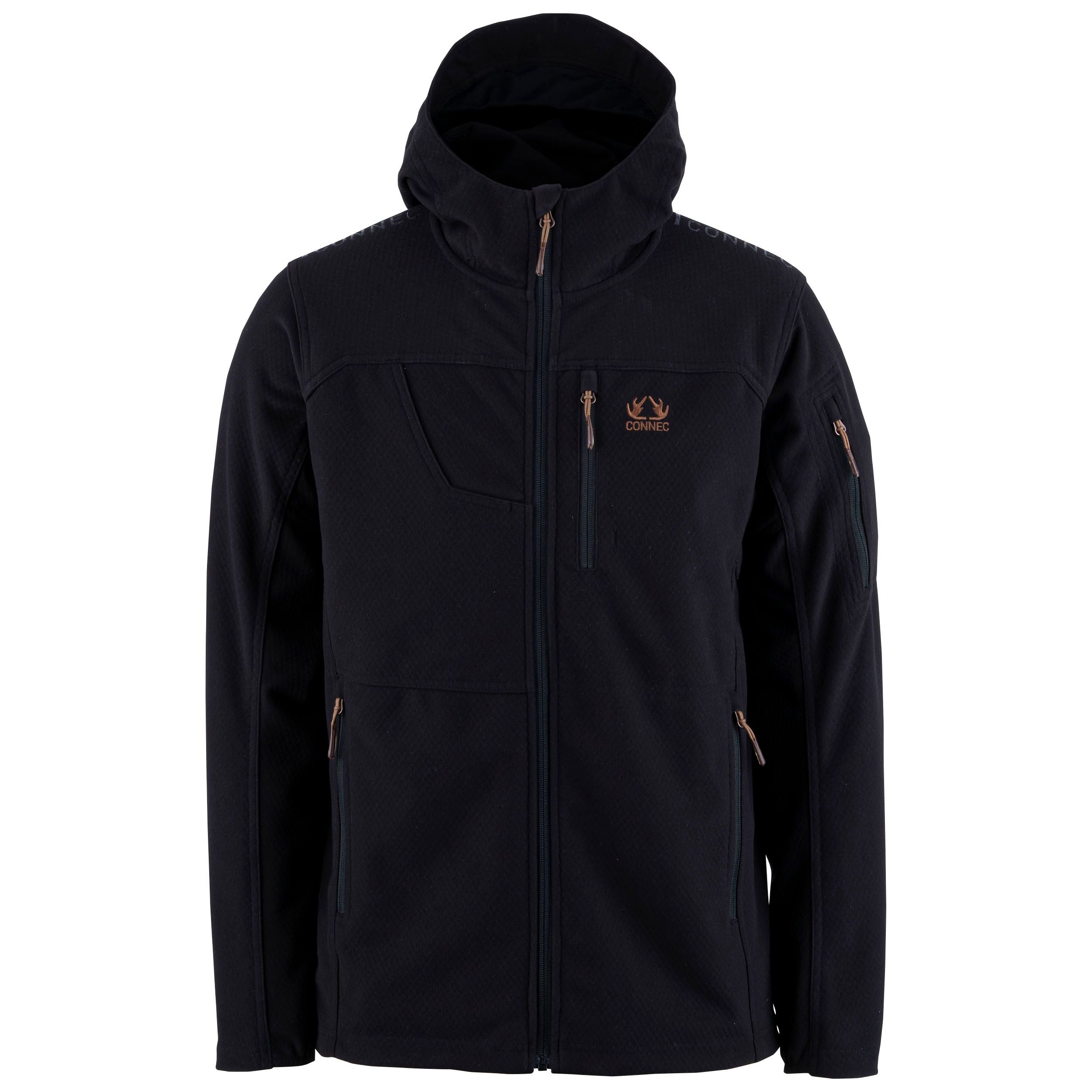 CONNEC MANTEAU BIÔME MVT, BLACK image 0