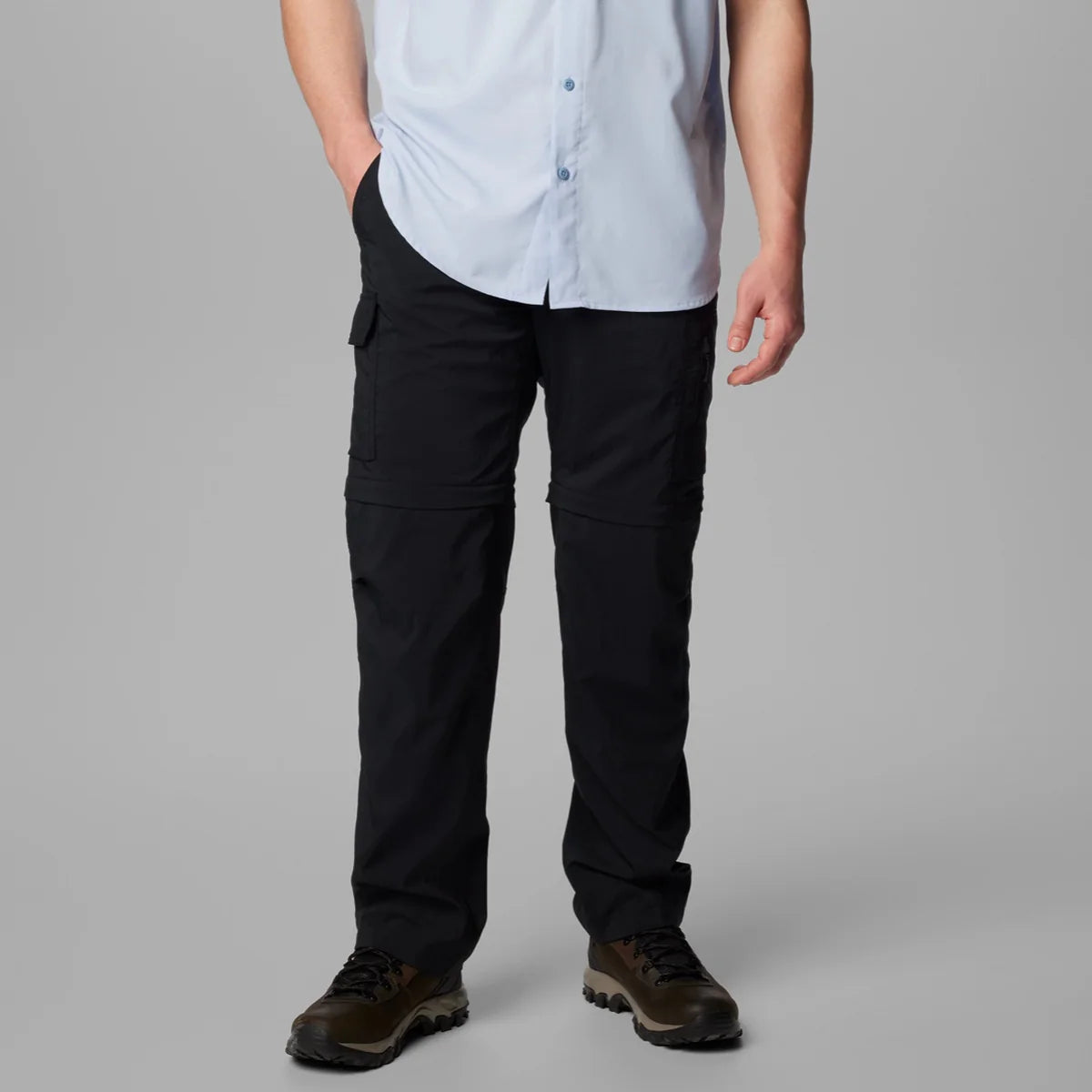 COLUMBIA PANTALON CONVERTIBLE SILVER RIDGE UTILITY NOIR image 1