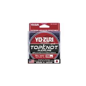 YO-ZURI TOPKNOT MAINLINE FLUOROCARBONE - CLEAR, 20 LBS image