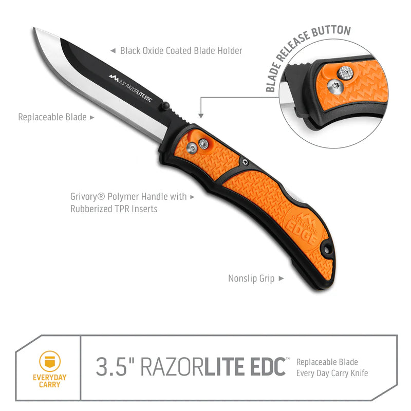 OUTDOOR EDGE COUTEAU RAZOR EDC LITE - 3.5'' image 1