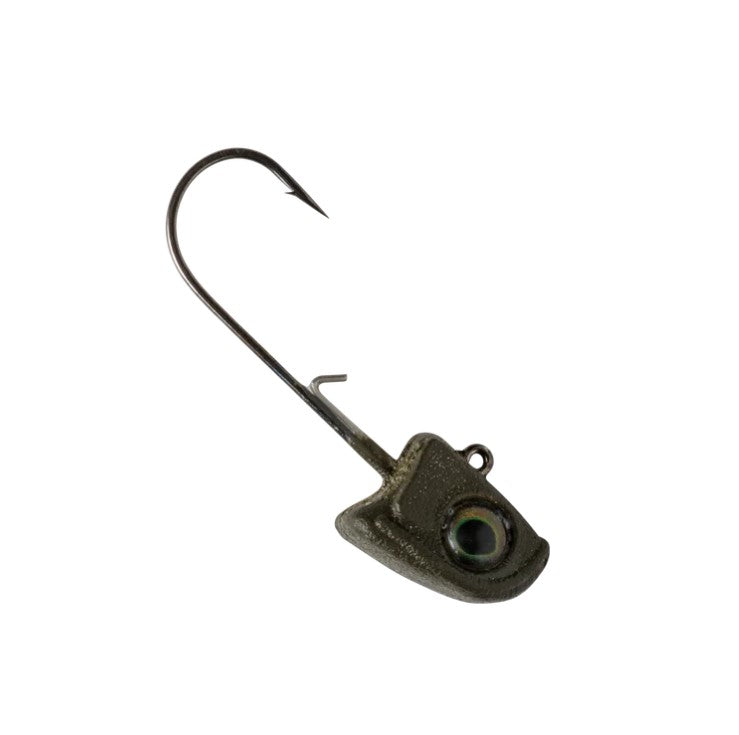 GREAT LAKES FINESSE TÊTES DE JIGS HANGING HEAD - GREEN PUMPKIN image 0