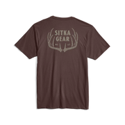 SITKA T-SHIRT TYPICAL TEE - CHERRY WOOD image 0