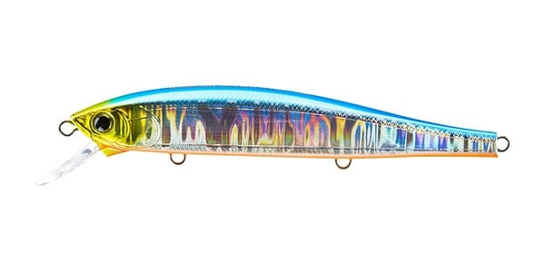 HARDCORE JERKBAIT MINNOW FLAT 70SP - 2 3/4'' - PURPLE RAINBOW - BLUE SHINER image