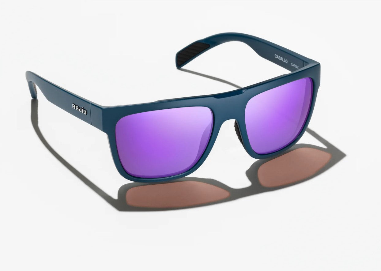 BAJIO LUNETTE POLARISÉE EN POLYCARBONATE CABALLO, BLUE VIN MATTE - BLUEVINMATTE, VIOLETMIRROR image