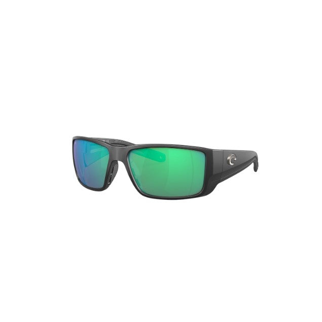 COSTA DEL MAR LUNETTE AVEC VERRE POLARISÉ 580 -  BLACKFIN PRO - MATTE BLACK, GREEN MIRROR image