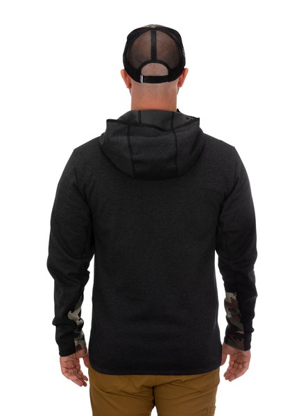 SIMMS VESTE À CAPUCHON CX  BLACK HEATHER image 2