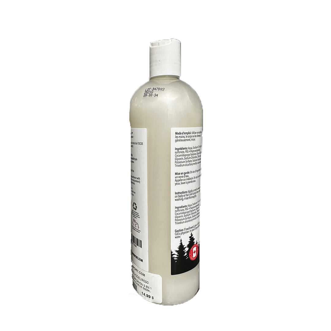 LAMISPORT.COM SAVON 3-1 ÉLIMINATEUR D’ODEUR MAINS, CORPS ET CHEVEUX 500ML image 1