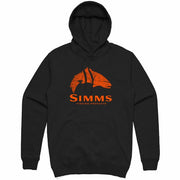 SIMMS CHANDAIL À CAPUCHON WOOD TROUT FILL NOIR image 0