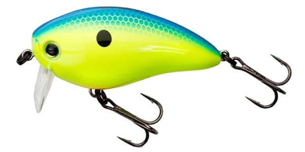 YO-ZURI POISSON NAGEUR 3DS CRANKBAIT SSR 2" - BLUE BACK CHARTEUSE image