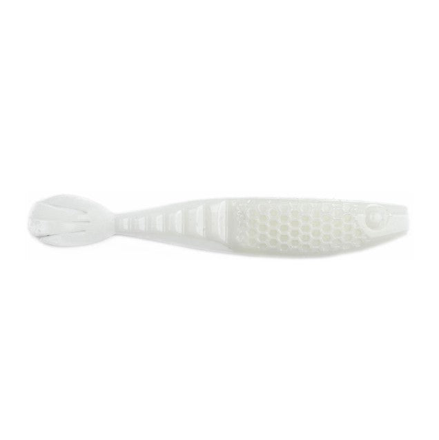 NETBAIT HEXTECH WHIP TAIL SHAD 4.25'' - WHITE image
